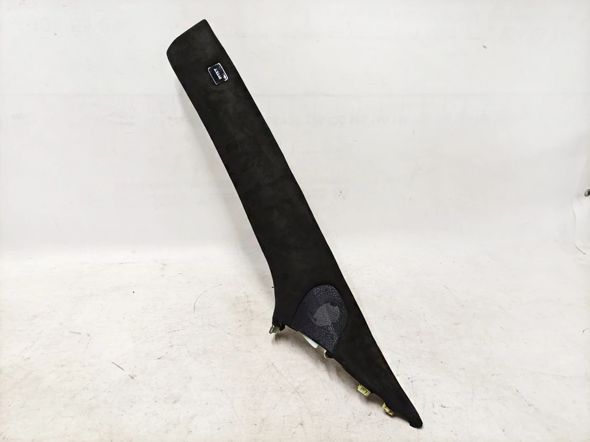 1 Tesla model S 1002485-00-J left A-pillar trim (overdrawn “velour” Black)