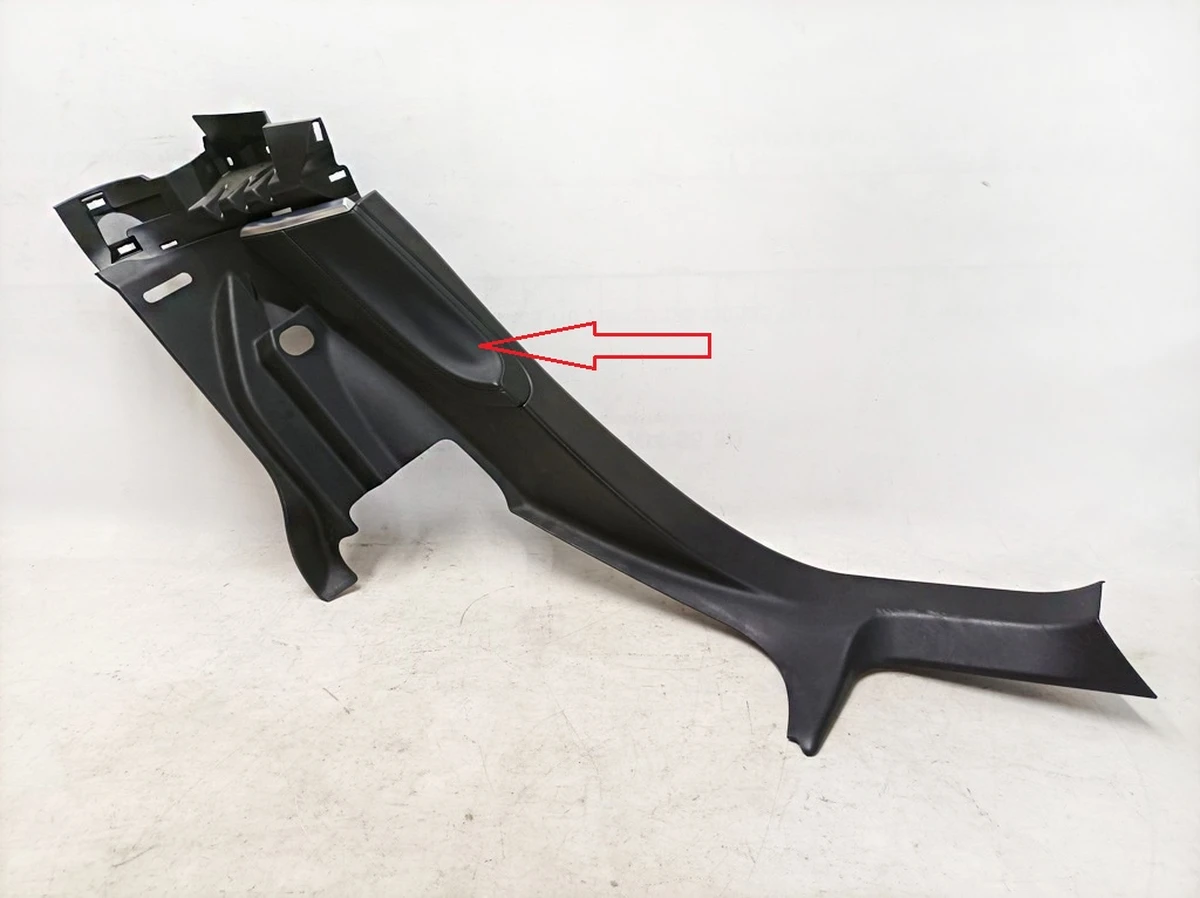 17 Облицювання стійки C нижня ліва PVC BLK з пошкодженням Tesla model S 1002534-08-H