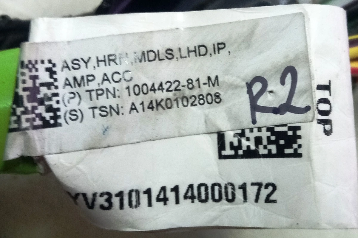 1 Электропроводка инструментальной панели (торпедо) в разбор AWD/RWD Tesla model S 1004422-92-N