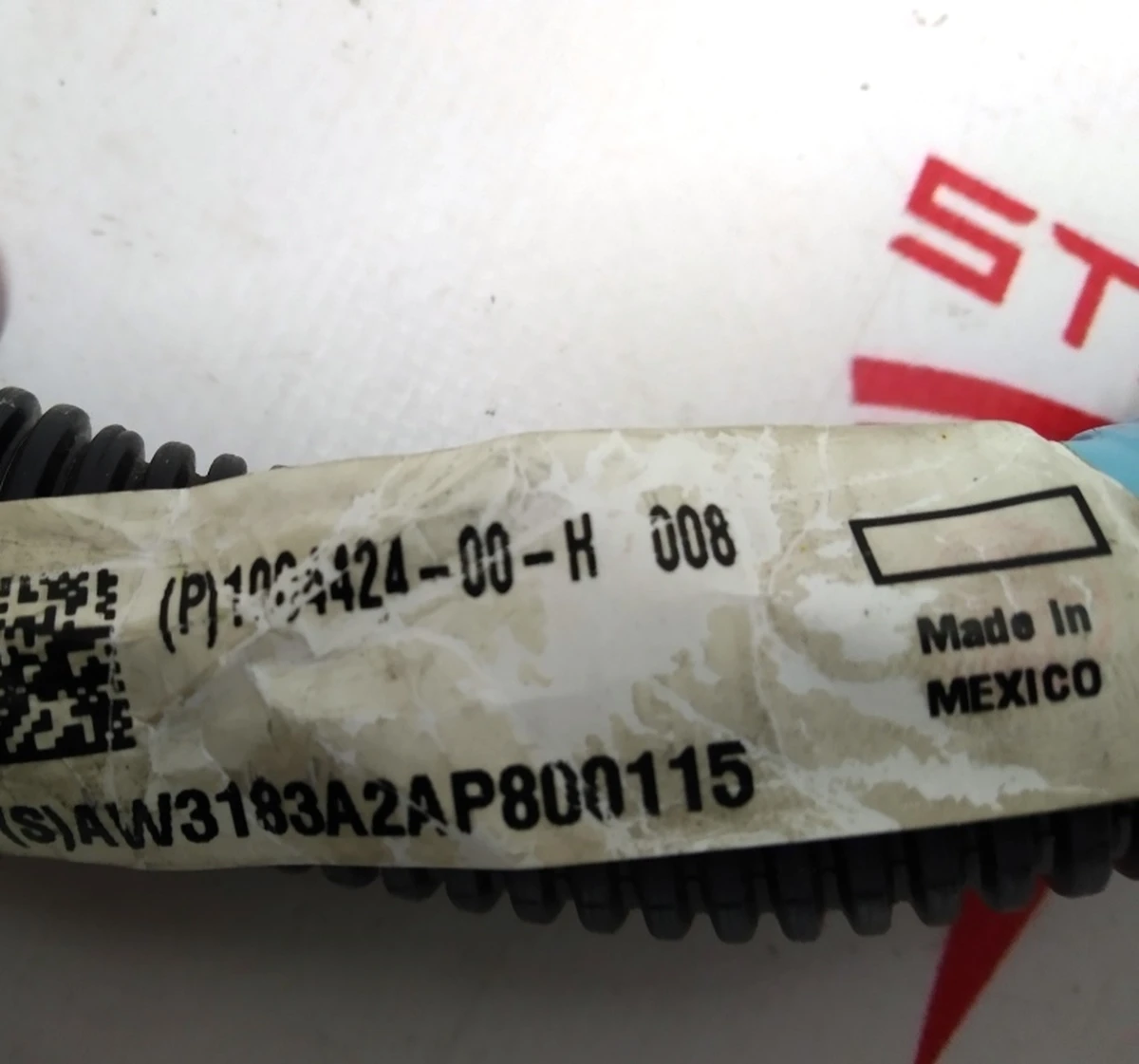 2 Wiring door front right Tesla model S 1004424-00-H