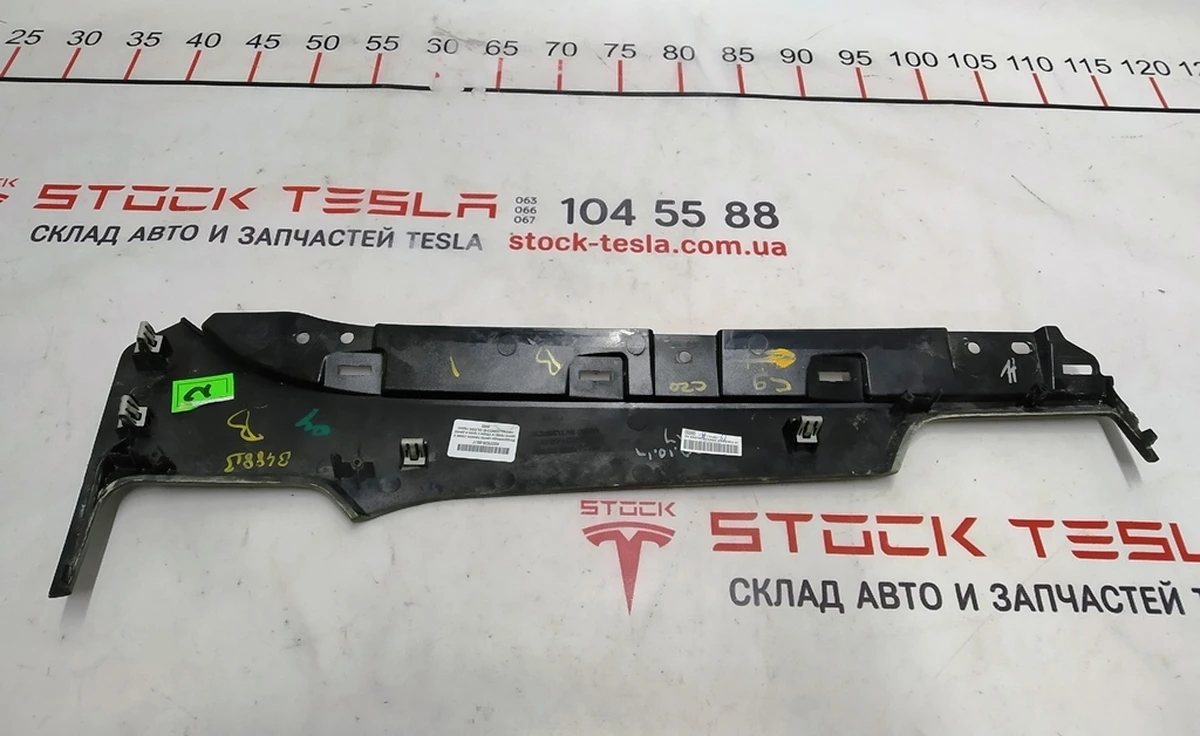 23 Passenger central panel decorative trim OBECHE GLOSS HZ MATA Tesla model S, model S REST 1004518-08-G