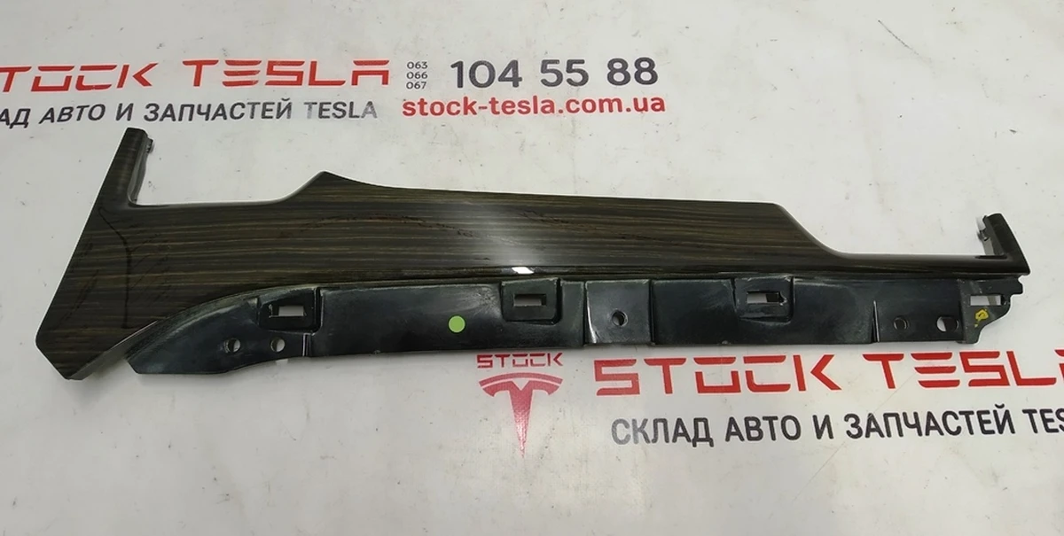 23 Passenger central panel decorative trim OBECHE GLOSS HZ MATA Tesla model S, model S REST 1004518-08-G