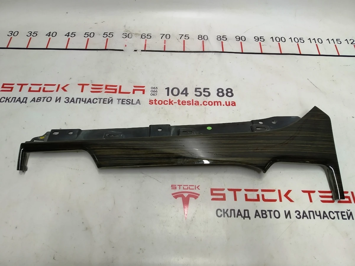 23 Passenger central panel decorative trim OBECHE GLOSS HZ MATA Tesla model S, model S REST 1004518-08-G