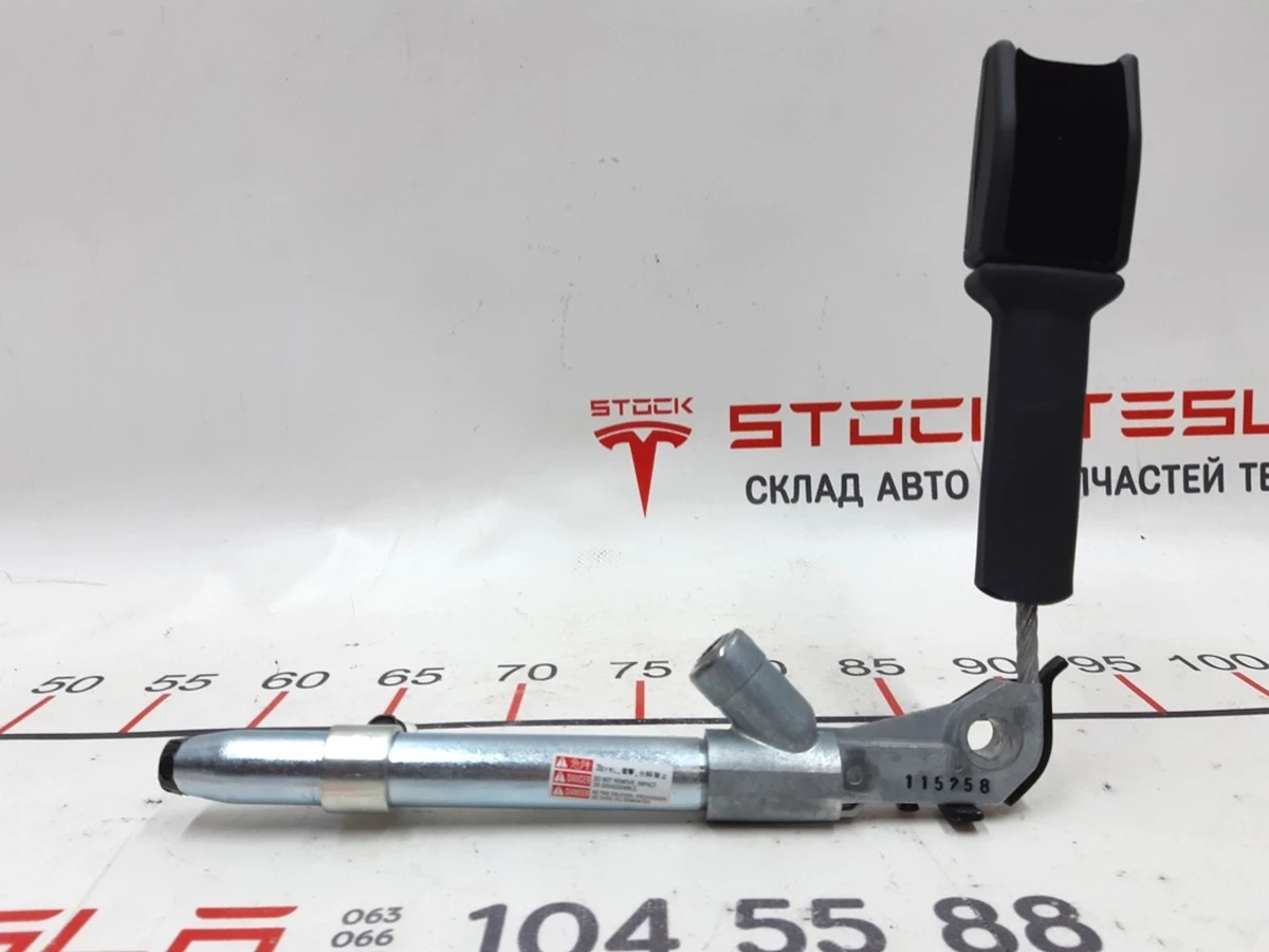 2 MSX- 1ST ROW LAP PRETENSIONER, BLK, MODEL S - RH, MODEL X - LH Tesla model S, model S REST, model X 1005265-05-F