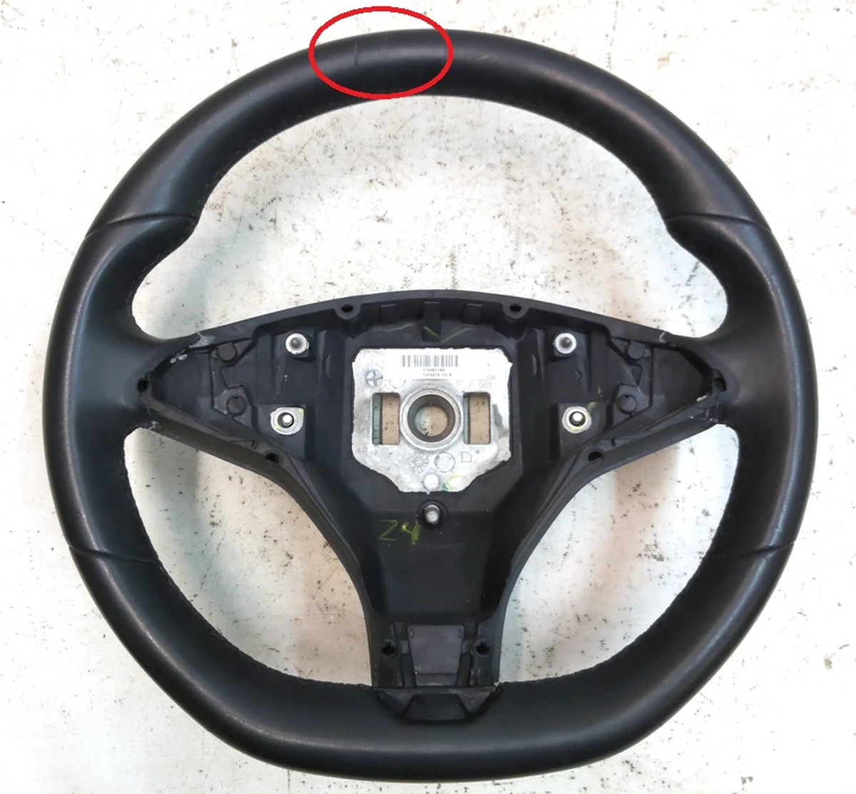 4 Колесо рульове без airbag з пошкодженням Tesla model S, model S REST, model X 1005279-00-E