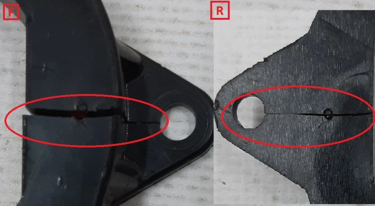 1 Антенна беспроводного ключа катушка с повреждением корпуса Tesla model S, model S REST 1005627-00-B
