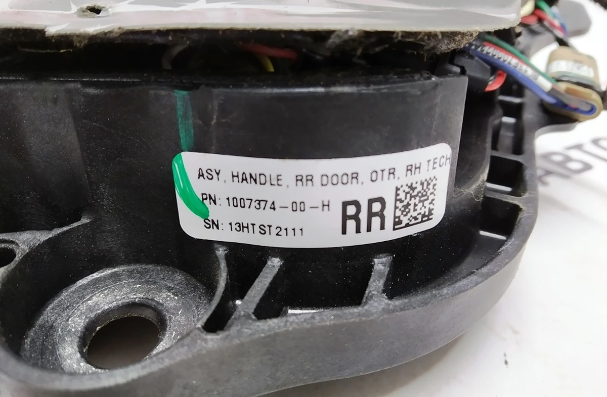 5 Механизм ручки наружной задней правой в сборе GEN 1 Tesla model S 1135723-S0-A