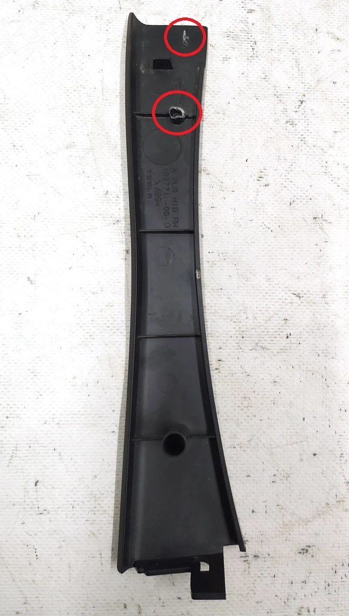 7 A-PILLAR TRIM MIDDLE RH with damage Tesla model S, model S REST 1007711-00-D