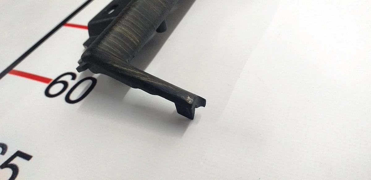 23 NSTRUMENT PANEL FINISHER ASSEMBLY - COMPLETE SET OBECHE OPEN PORE VERTICAL (with damage) Tesla model S, model S REST 1004518-05-F