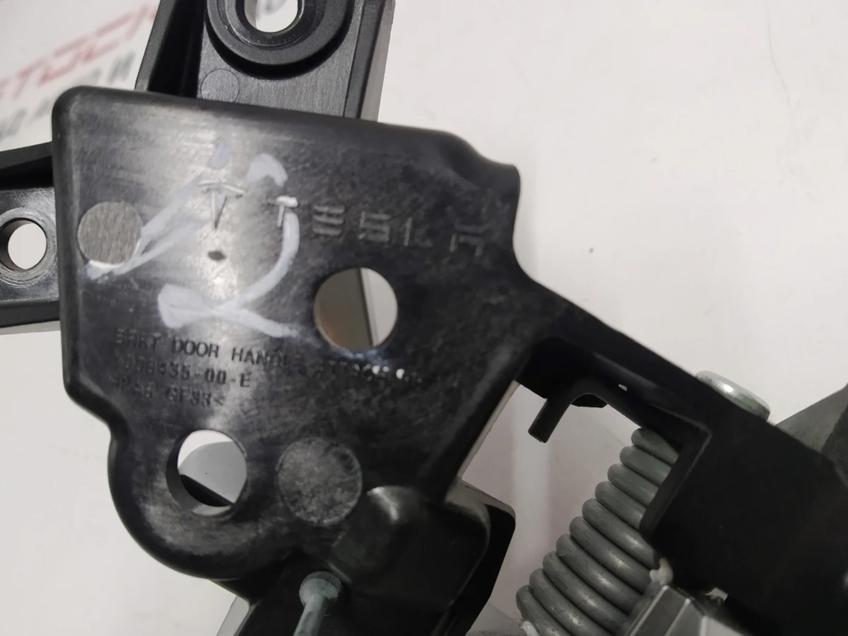 10 Door opening handle inner rear left assembly Tesla model S, model S REST 6007505-00-F