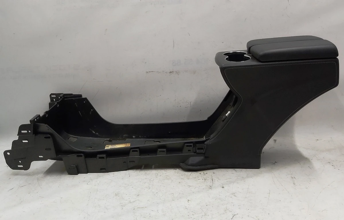 1 Incomplete center console (Black BASE armrest) cup holder CARBON FIBER Tesla model S 1010249-00-A