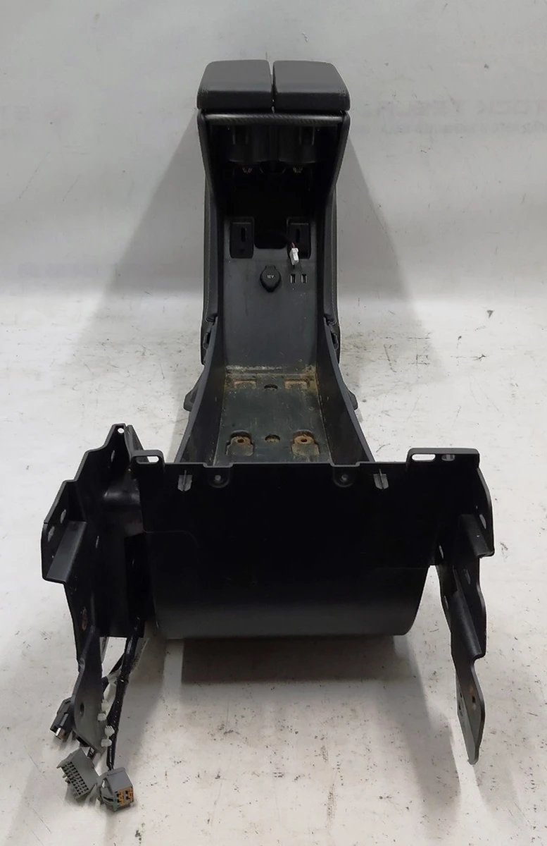 1 Incomplete center console (Black BASE armrest) cup holder CARBON FIBER Tesla model S 1010249-00-A