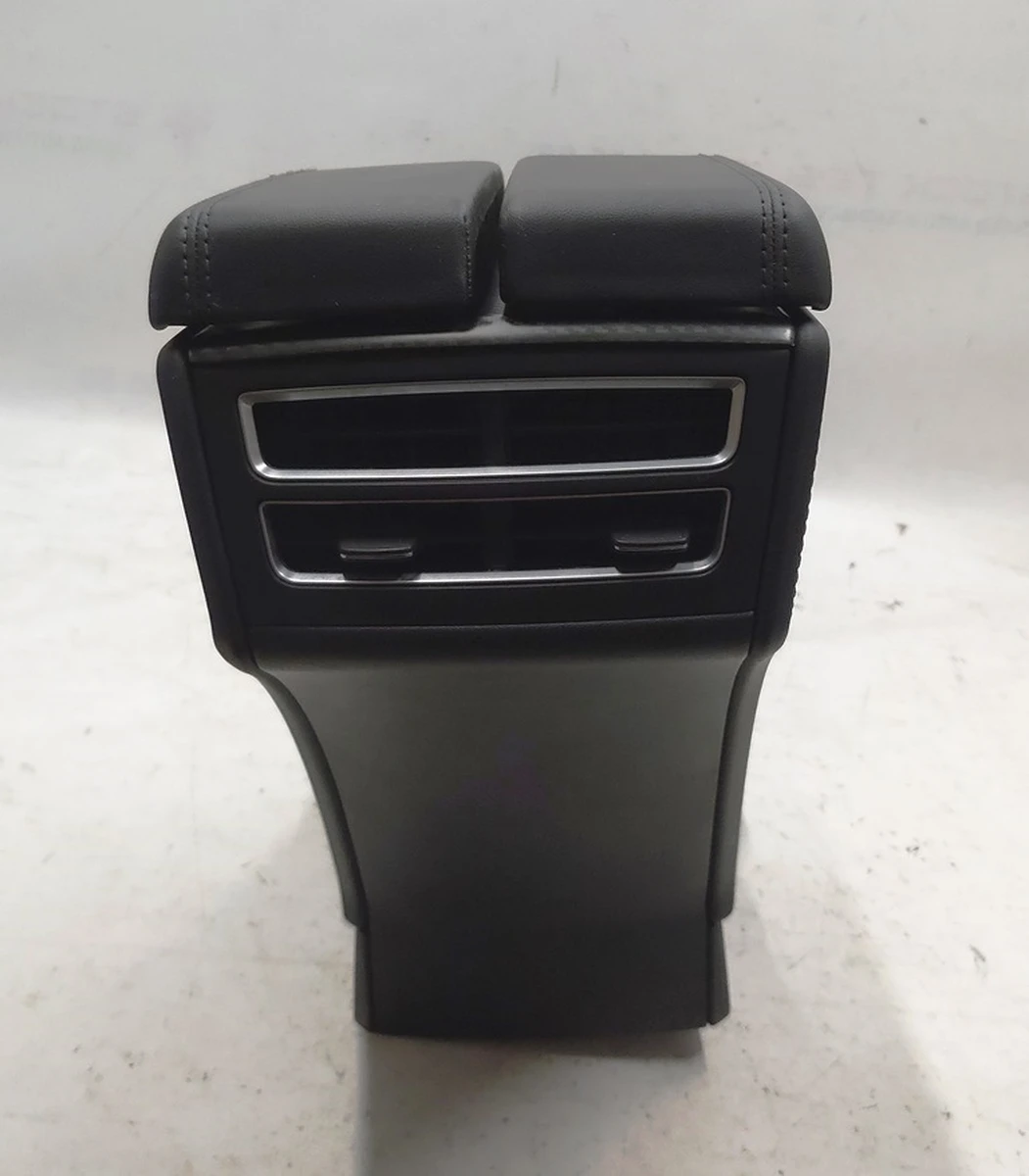 1 Incomplete center console (Black BASE armrest) cup holder CARBON FIBER Tesla model S 1010249-00-A