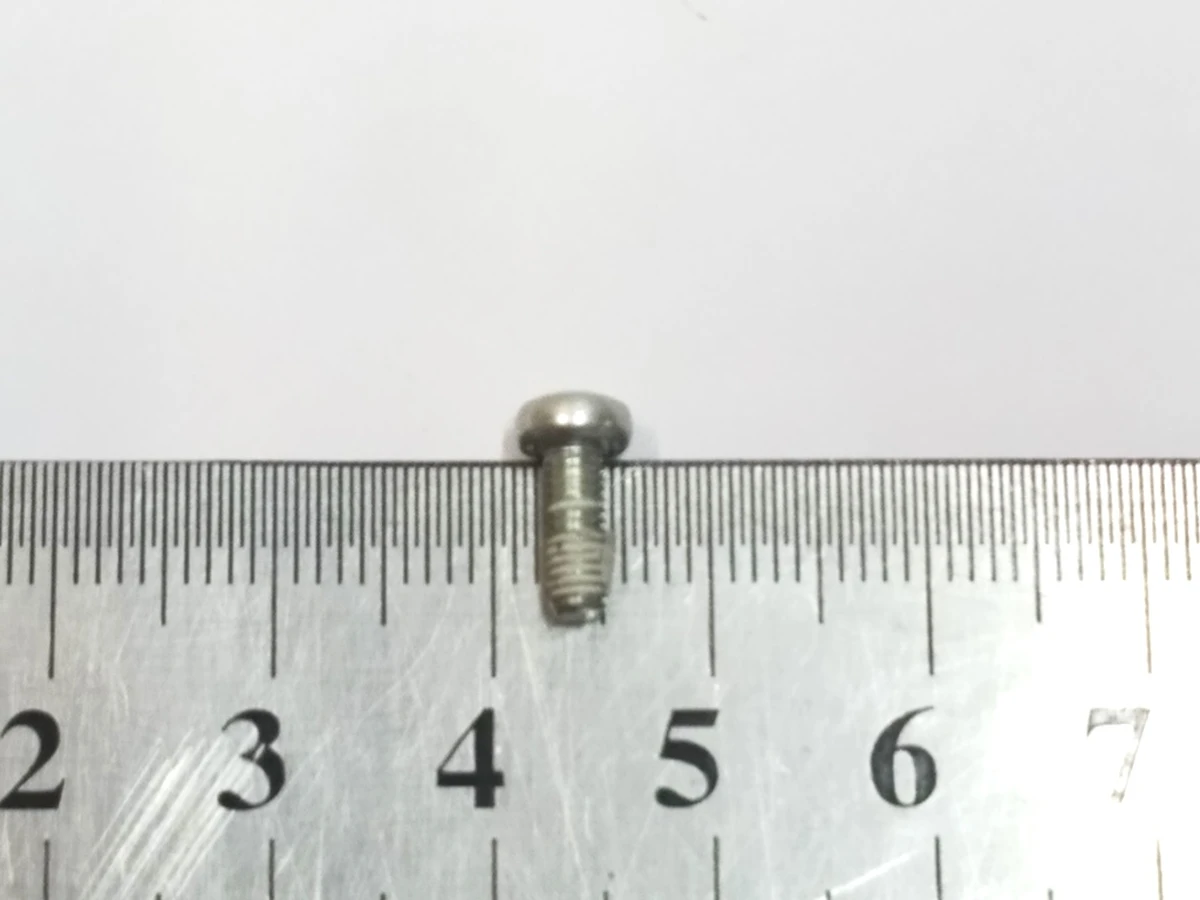 2 Гвинт кронштейна і камери дзеркала заднього виду 8mm M3-0.5X8,PH,TRX-T10,STL,ZNC,PATCH Tesla Model 3, Model Y 1011416-00-B