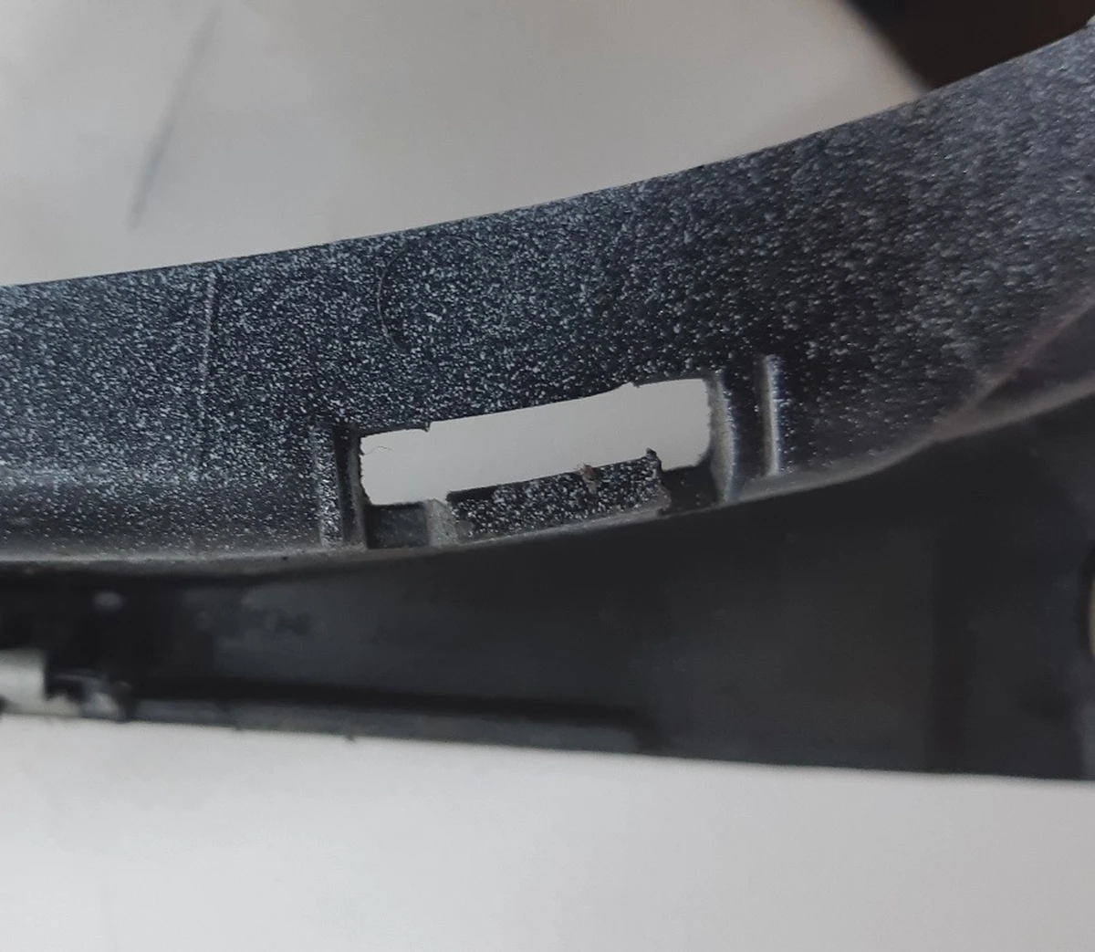 6 Молдинг накладки порога правий декоративний (пластик) PPSW Tesla model S, model S REST