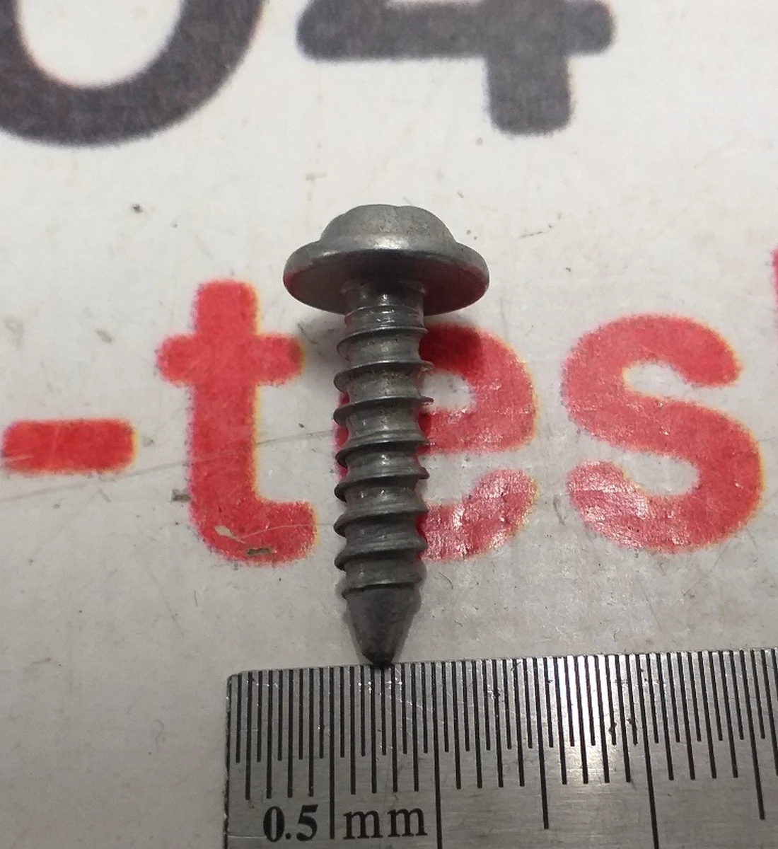 10 Шуруп бампера и ПТФ DPTS,PF,50-1.8x20,[CS],G1109,R Tesla Model 3 1012809-00-A