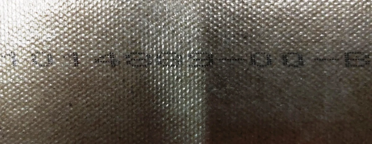 Textolite insulator plate of the main battery without guides, small with damage Tesla model S, model S REST, model X 1014889-00-B