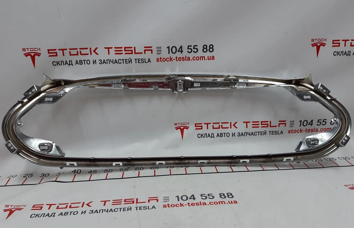 2 Рамка панели гриль хром Tesla model S 1017414-00-D