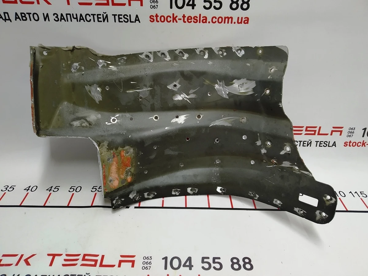 16 Четверть передняя правая накладная пластина направляющей лонжерона наружная Tesla model S 1021800-S0-B