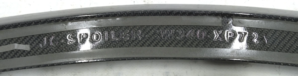 7 Spoiler decorative trunk lid (lyada) with damage Tesla model S, model S REST 1023722-E0-A