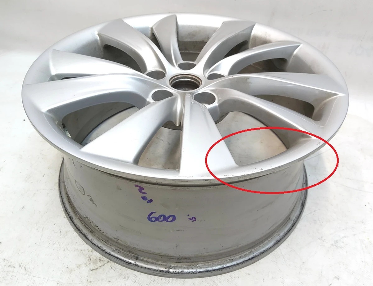 2 Колісний диск (19x8.0J ET40- SILVER CYCLON) Tesla Model S, Model S REST 1054045-00-D