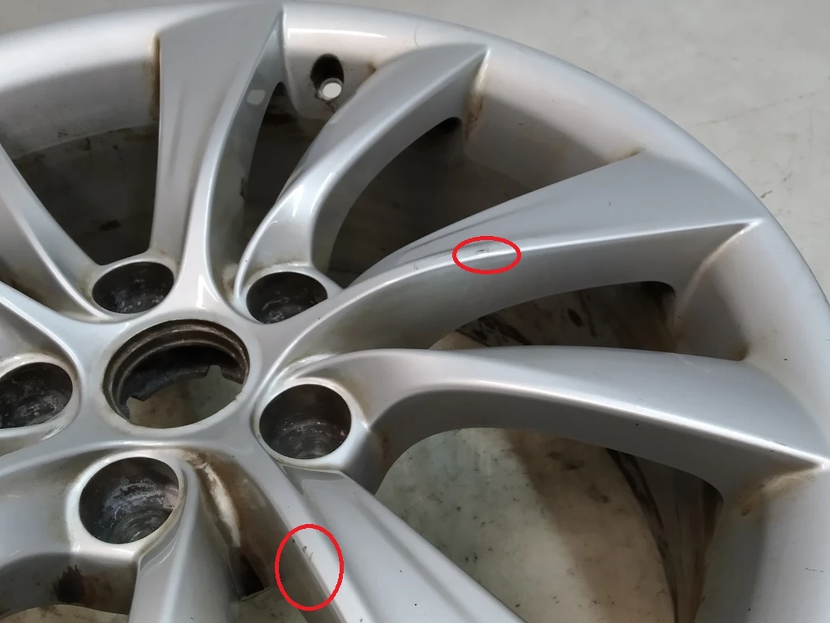 2 Диск колёсный (19x8.0J ET40- SILVER CYCLON) Tesla Model S, Model S REST 1054045-00-D