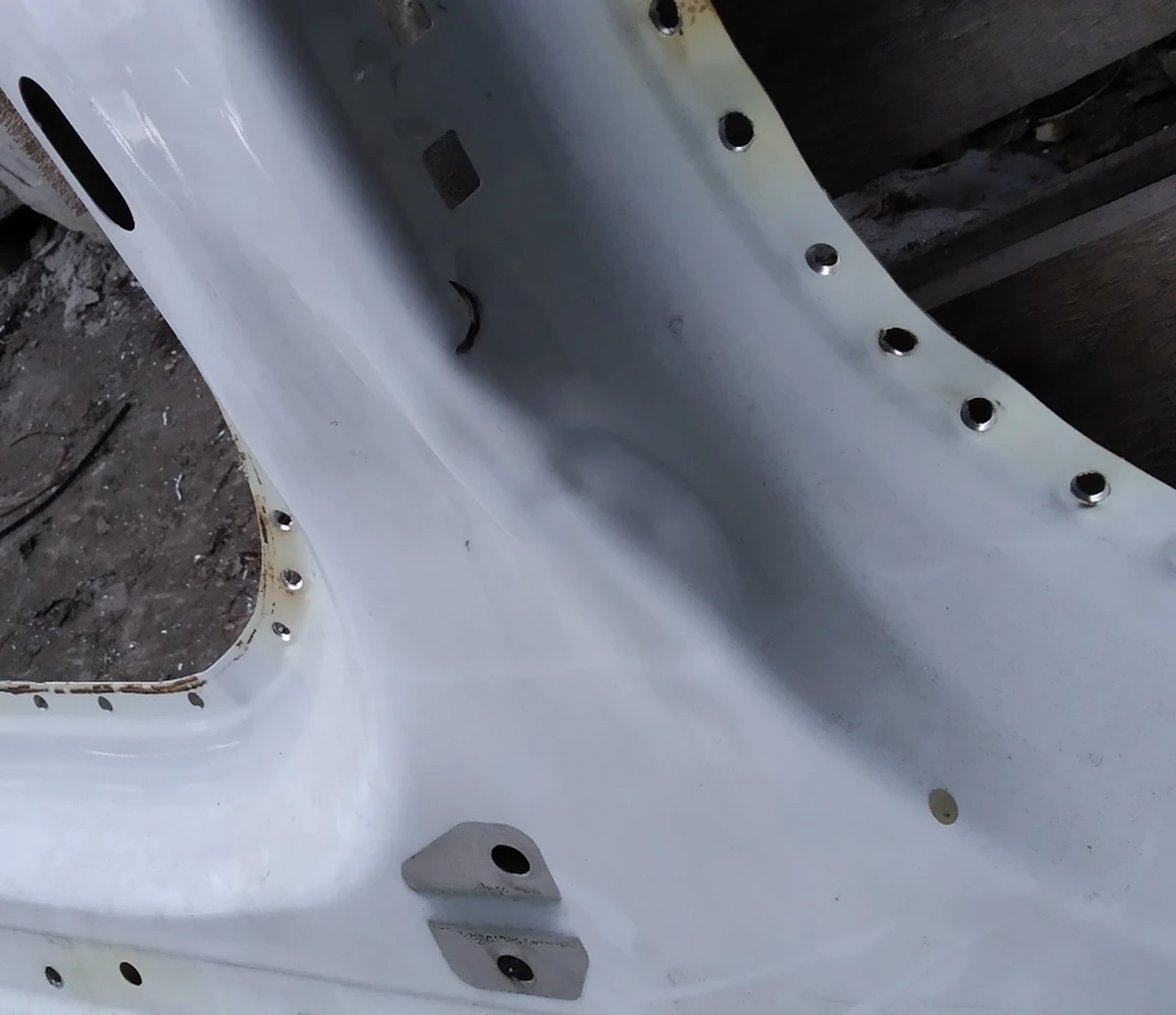 2 Бічна кузовна панель (філя) права без заднього крила (з пошкодженнями) Tesla model S, model REST 1024197