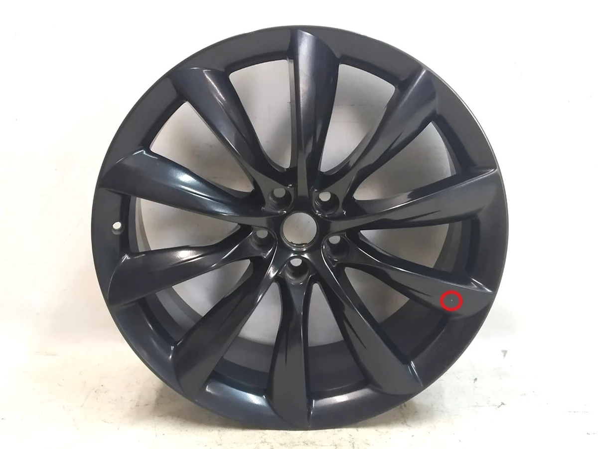 Диск колесный задний 22x10J ET35-TURBINE BLACK Б/У Tesla Model X 1089366-00-C