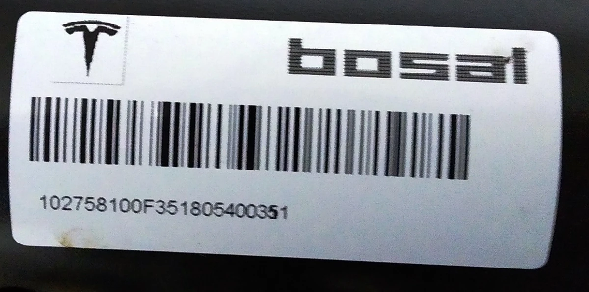 1 Tow hitch Bosal for towbar assembly Tesla model X 1027581-00-F