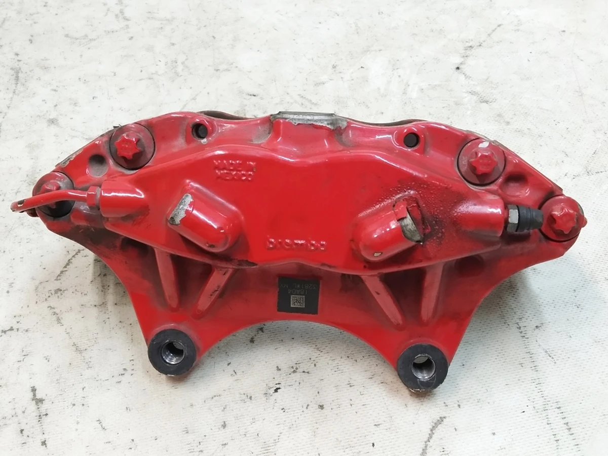 3 Супорт гальмівний передній лівий BREMBO PERFORMANCE червоний без гальмівних колодок Tesla Model X 1027621-01-A, 1007794-01-D