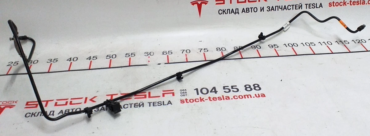 1 Трубопровод тормозной системы (от главного цилиндра к ABS) первый Tesla model X 1027711-00-C