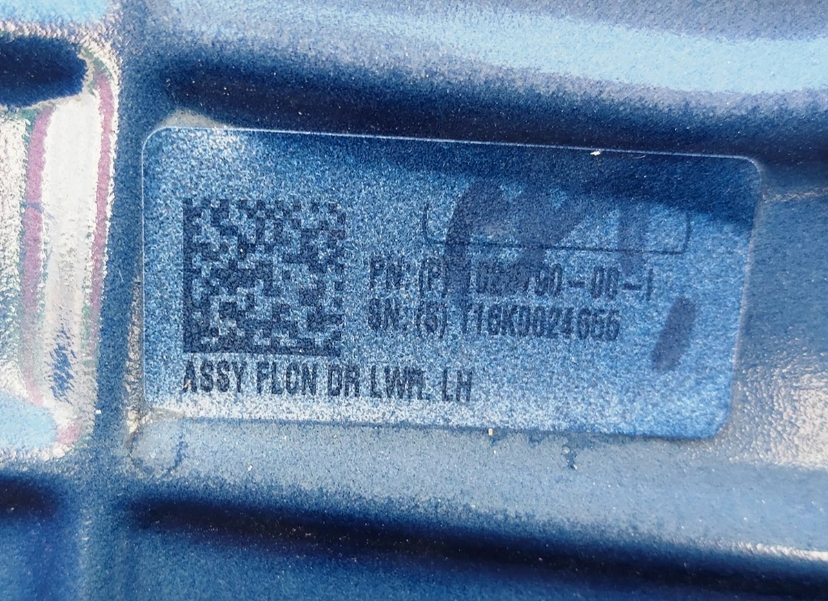 8 ASSY - FLCN DOOR, LWR, LH PPSB s/h Tesla model X 1069537-13-A