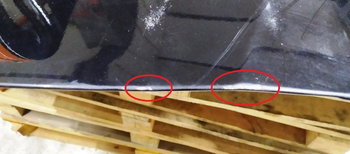 9 Дверь задняя правая (металл) (с повреждениями) Tesla model X 1069538-E0-A