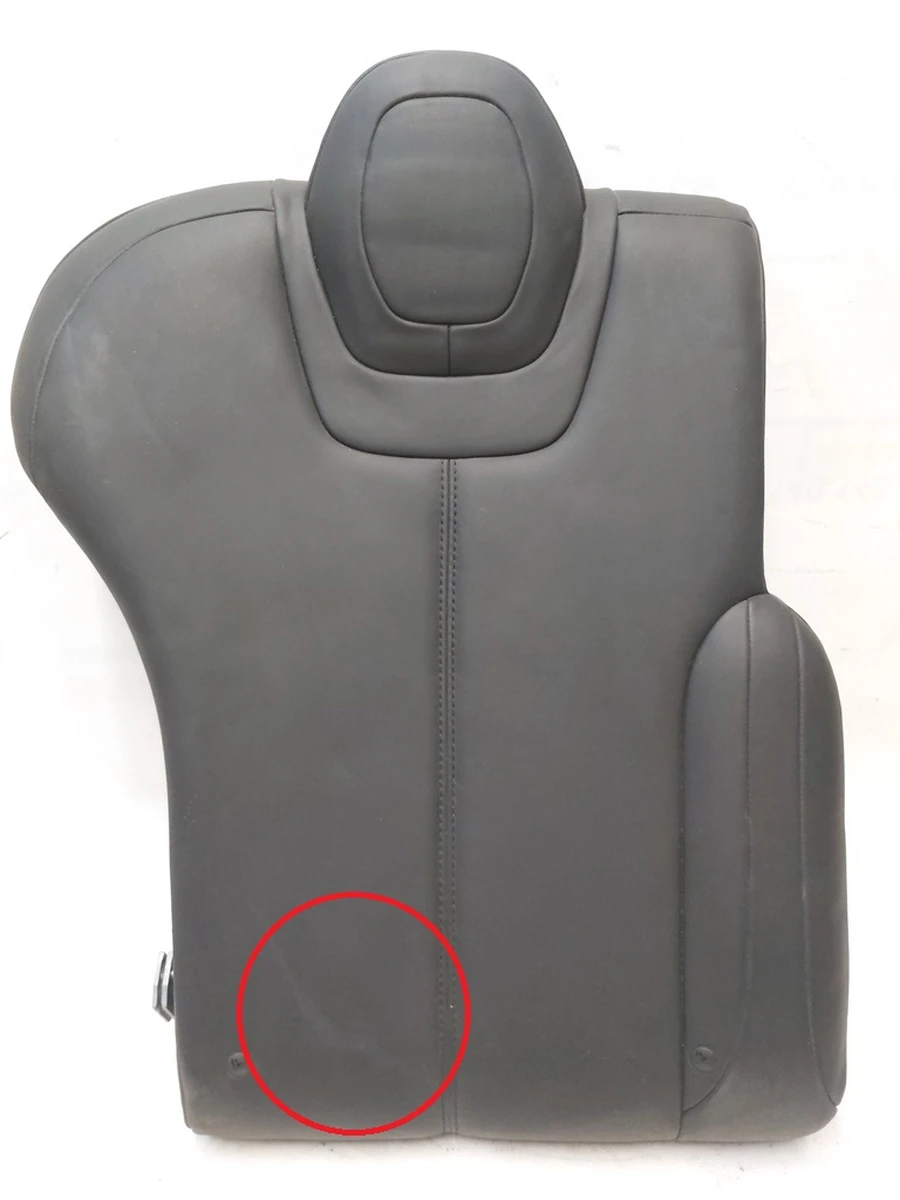 2 Спинка сидіння 2-го ряду одинарного BASE BLK із пошкодженням Tesla model S, model S REST 1030476-01-A