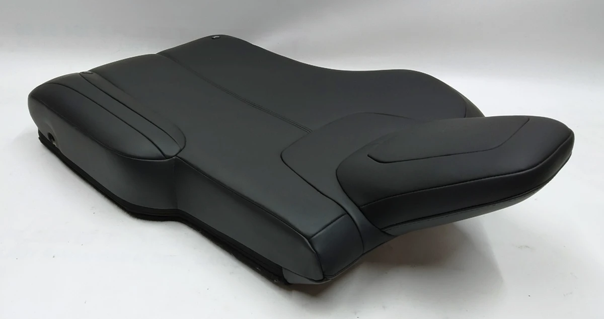2 Seat back 2nd row single PREM BLK (damaged) Tesla model S REST 1030480-01-B