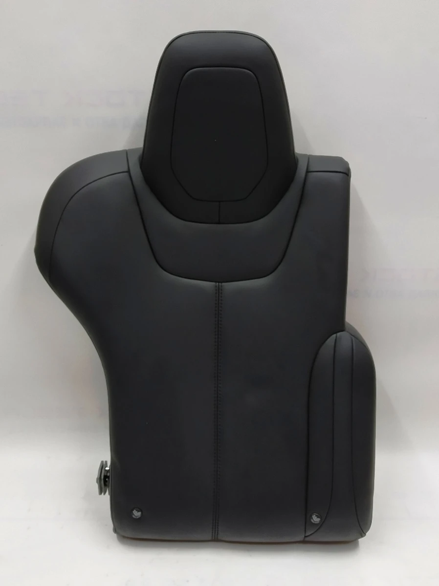 2 Seat back 2nd row single PREM BLK (damaged) Tesla model S REST 1030480-01-B