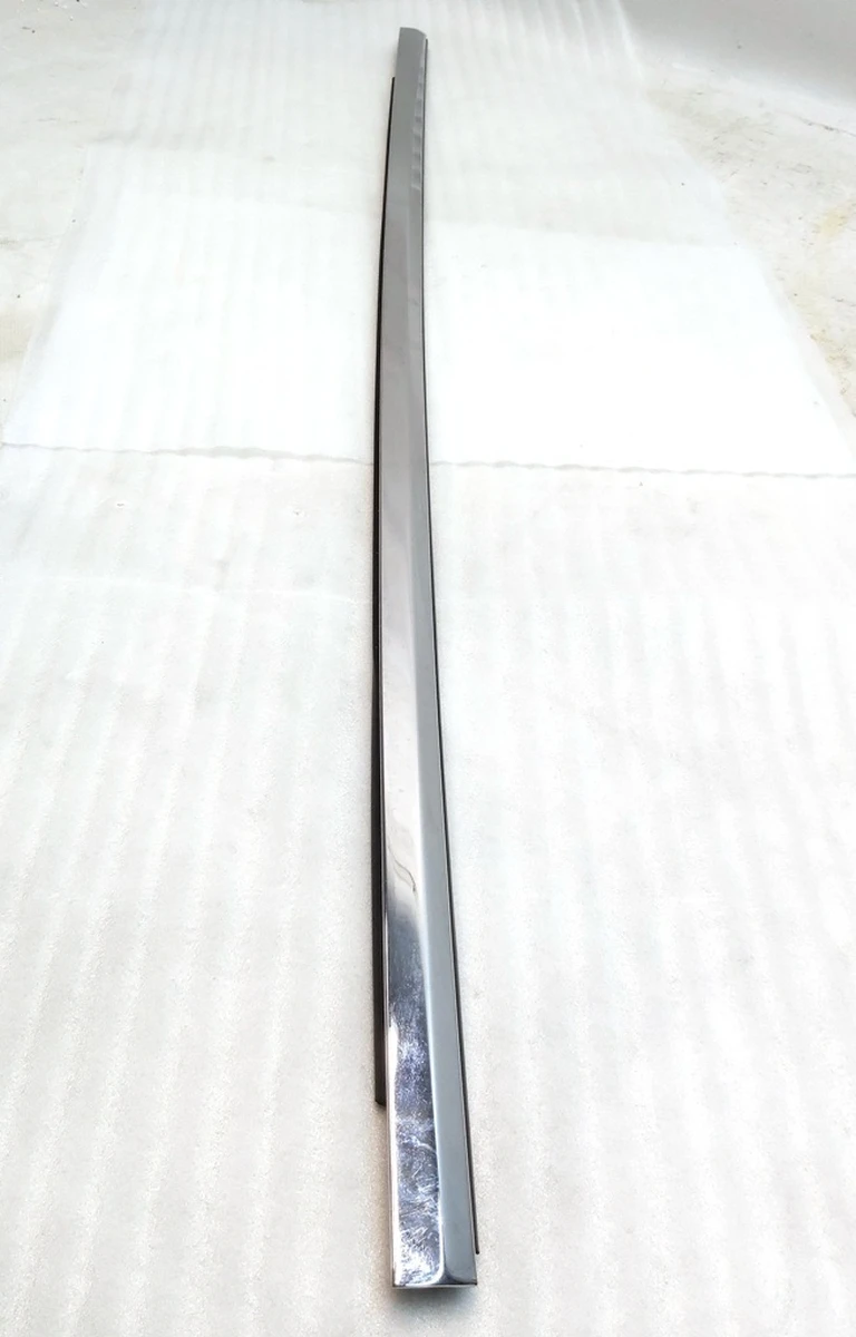 14 Молдинг зовнішній нижній двері задньої лівої хром без торцевих заглушок Tesla model X 1032167-88-D