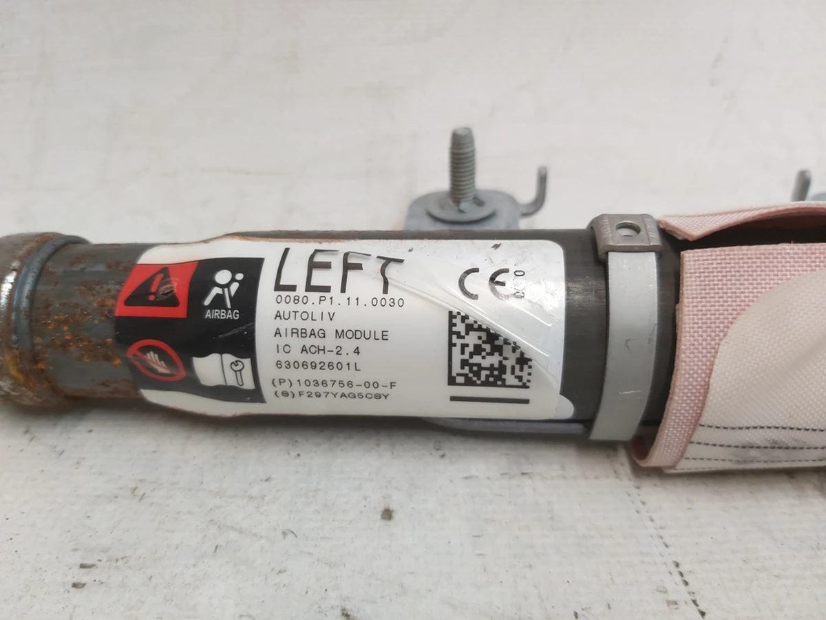 1 MX-1ST ROW CURTAIN A/B, LH Tesla model X 1036756-00-G