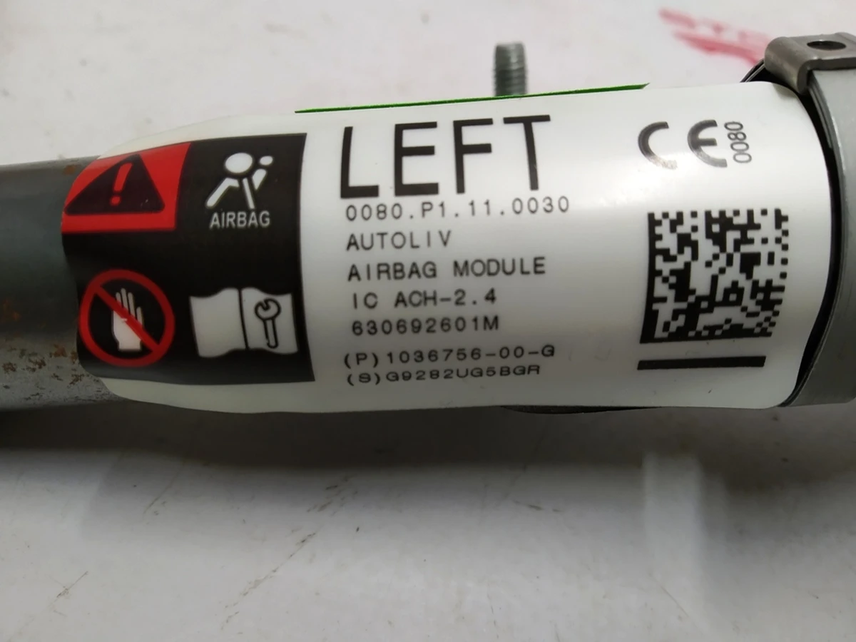 Подушка безопасности верхняя (шторка) 1-ый ряд сидений левая Tesla model X 1036756-00-G