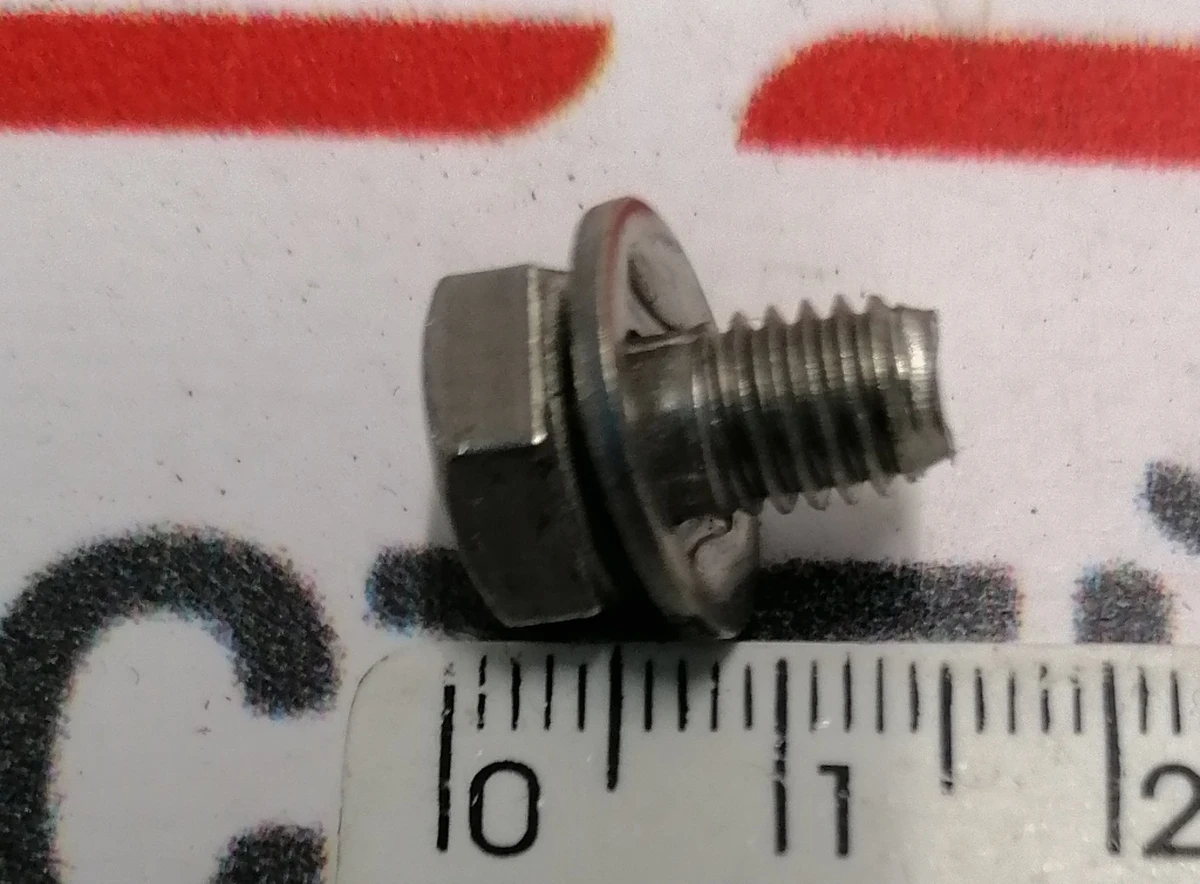 6 Bolt SCR M6-1.0x10 HEX SM CREST SST NC Tesla model X S REST 1037759-00-A