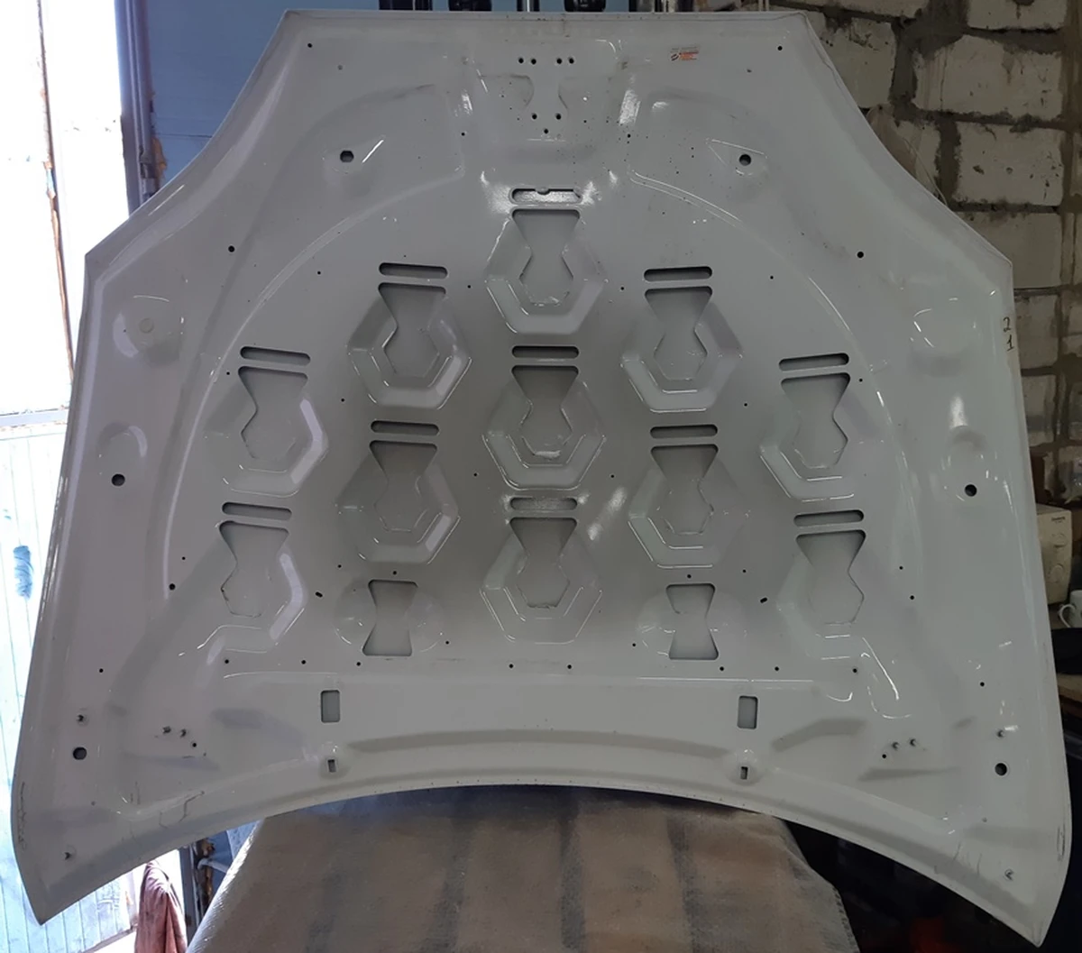 1 Hood (single hinge double) RWD PBCW Tesla model S, model S REST 1038384-S0-C