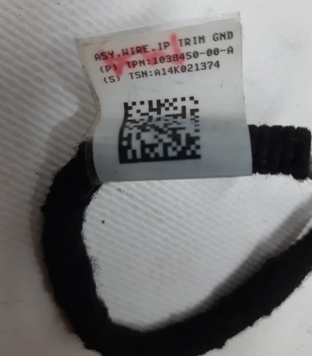 ASY,WIRE,IP TRIM GND,150MM Tesla model S, model S REST, model X 1038450-00-A