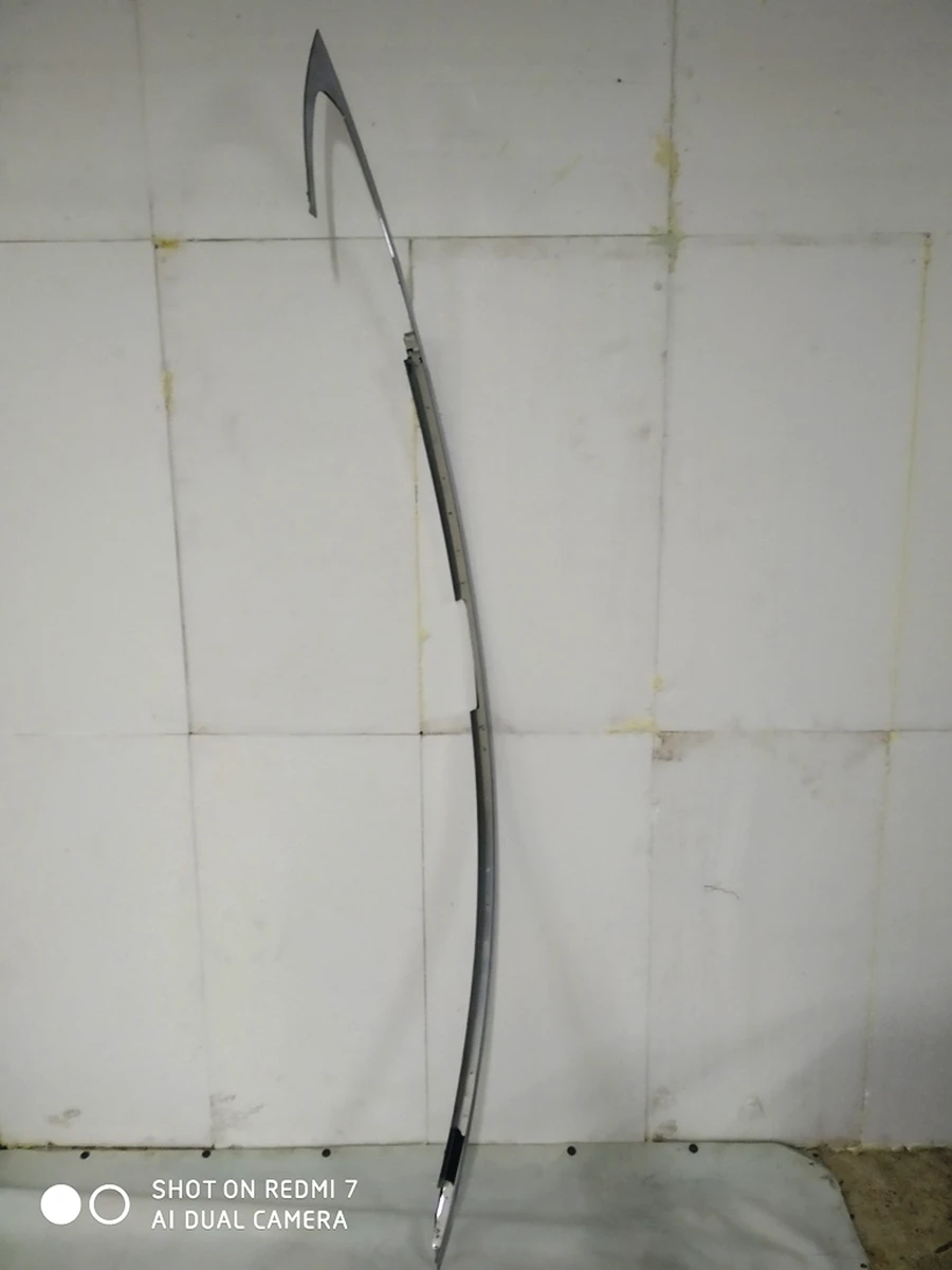 2 Молдинг кузова бічний правий хромований метал Tesla model S, model S REST 1039308-00-A