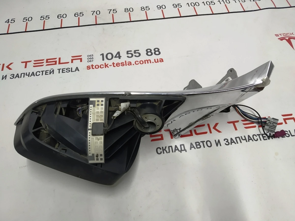 1 Зеркало наружное левое BASE (без верхней накладки) Tesla model S, model S REST 1041315-00-B