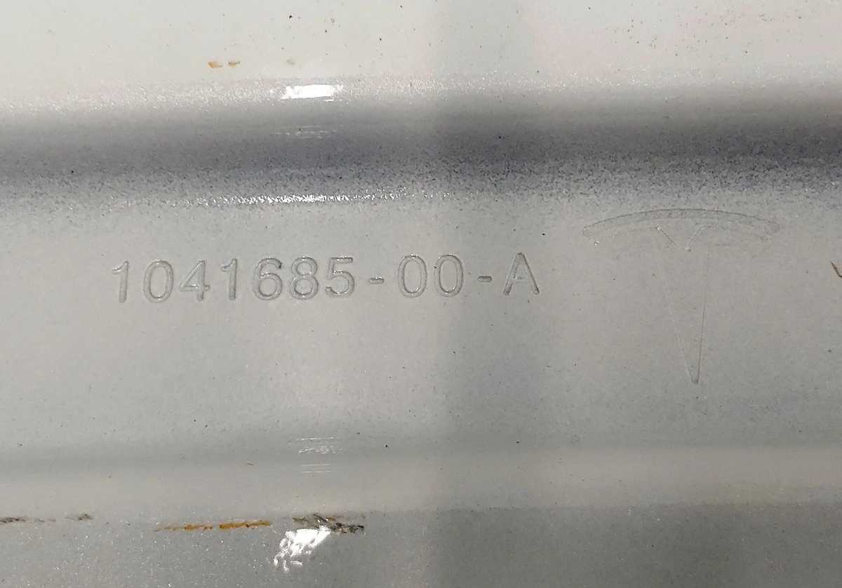 1 Підсилювач бампера заднього AWD (укорочений, 3 отвори) Tesla model S, model S REST 1041685-00-A