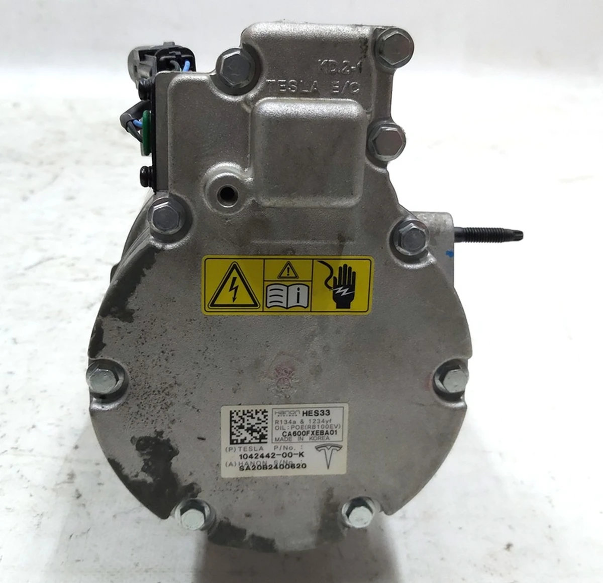 1 MX, COMPRESSOR, A/C ELECTRIC without wiring Tesla model X 1042442-00-K