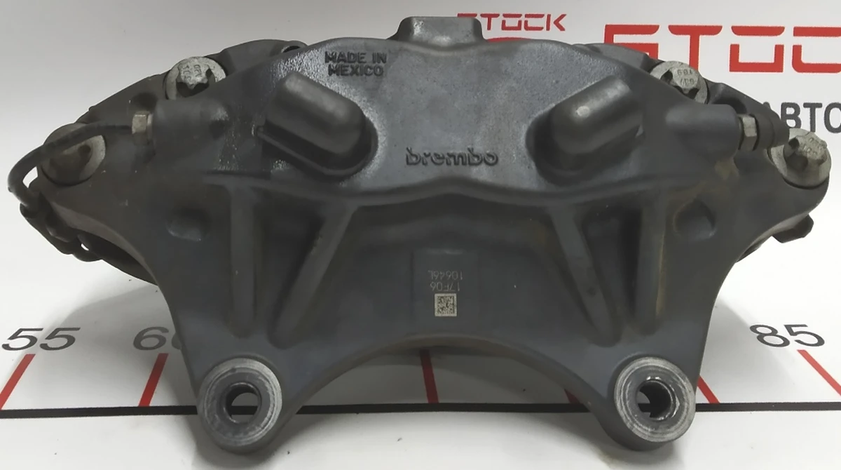 1 Супорт гальмівний передній лівий BREMBO з колодками в зборі Tesla Model S, Model S REST, Model X 1042639-00-E, 1007794-00-C