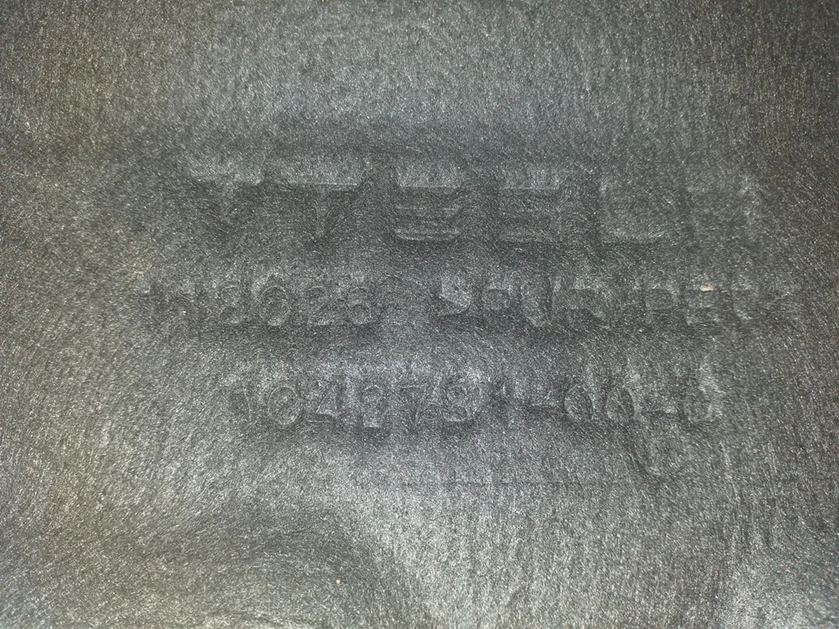 1 Rear motor noise damper Tesla model S, model S REST 1042781-00-C