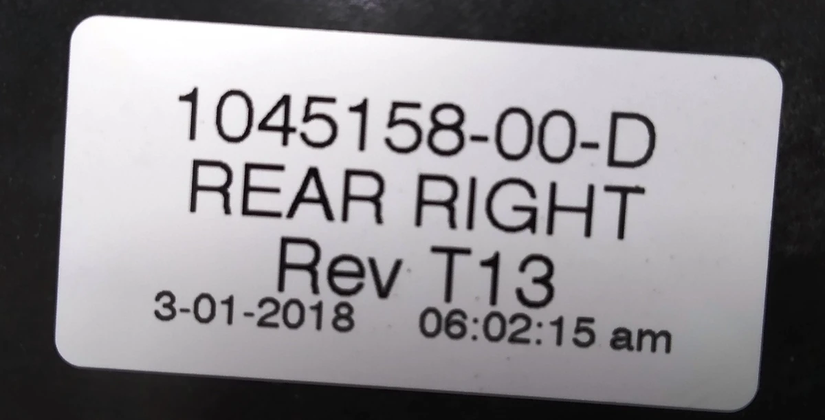 Механизм ручки наружной задней правой Tesla model X 1627610-00-A