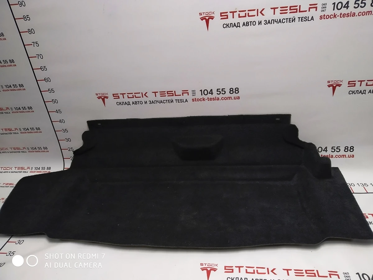 10 Оздоблення ніші багажного відсіку нижній текстиль Tesla model S, model S REST 1045210-00-B